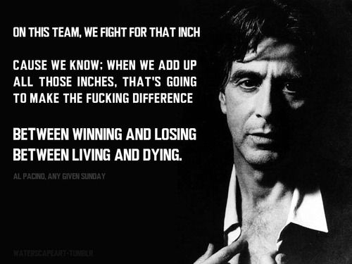 Al Pacino's Inspirational Speech