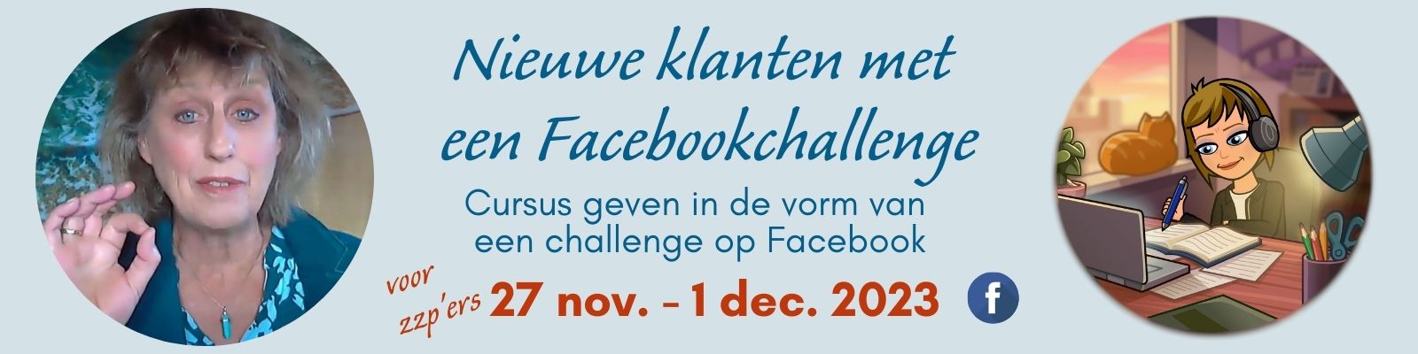 fbchallenge nov.dec. 2023 hoe geef je een challenge op fb.